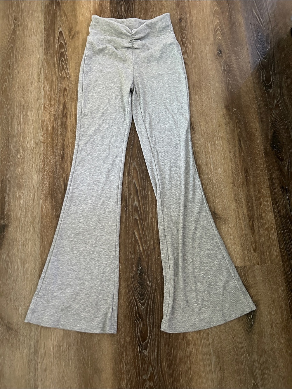 SHEIN Light Gray Flared Leggings